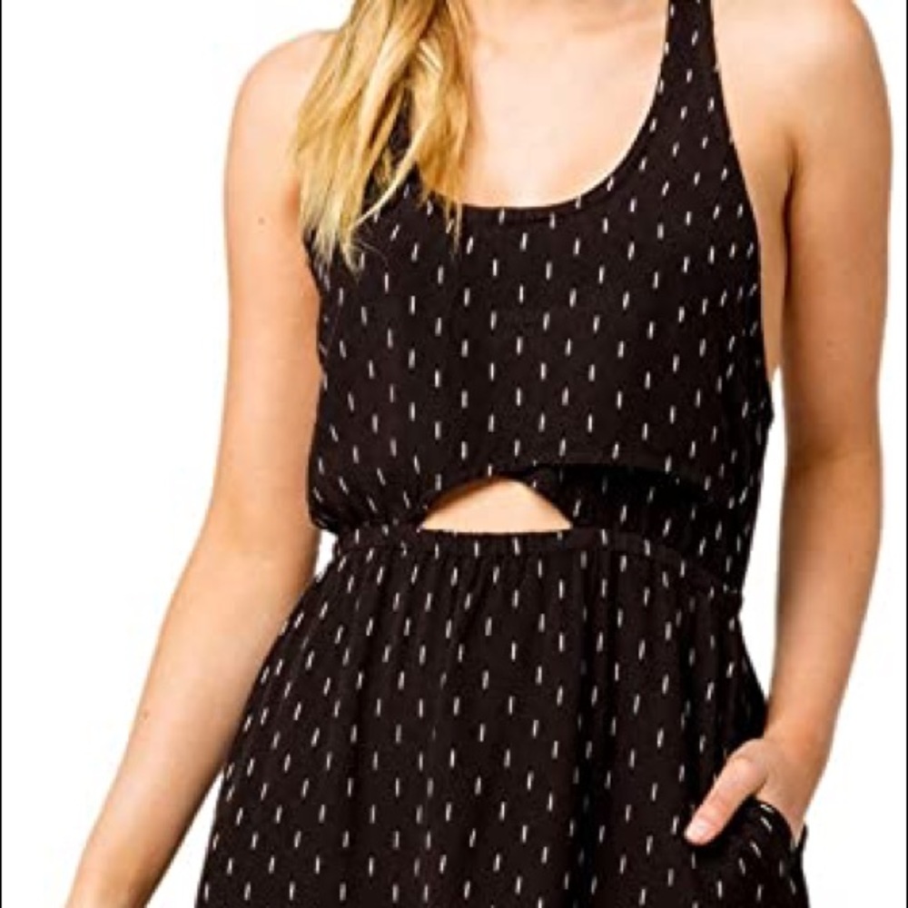 RVCA Pathway Cutout Waist Dress